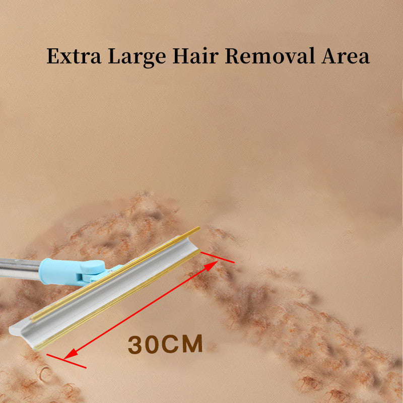 Carpet Rake Pet Hair Remover Set Pet Hair Removal Tool Telescopic Handle Rug Rake for Dog Cat Hair 180° Rotation Carpet Shave