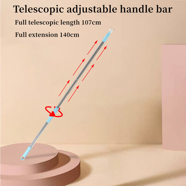 Carpet Rake Pet Hair Remover Set Pet Hair Removal Tool Telescopic Handle Rug Rake for Dog Cat Hair 180° Rotation Carpet Shave